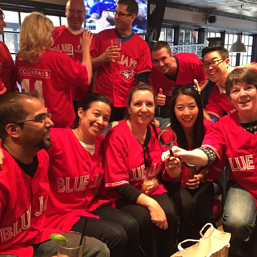 Baseball Team at Scavenger Hunts Event
